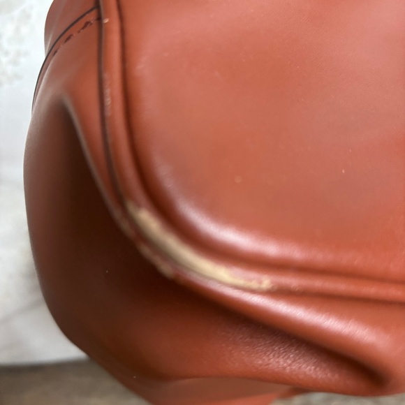 Guess Drawstring Bucket Bag Brown - Picture 9 of 14